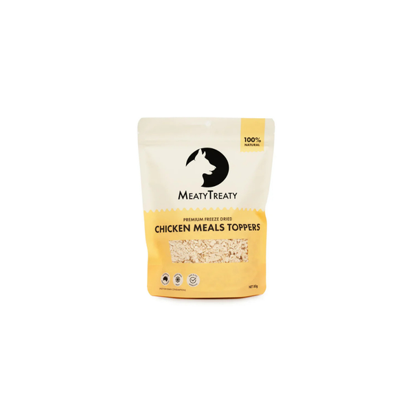 MEATY TREATY FREEZE DRIED CHICKEN MEALS TOPPERS  80G