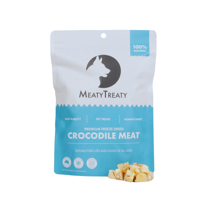 Meaty Treaty Freeze Dried Crocodile 50g