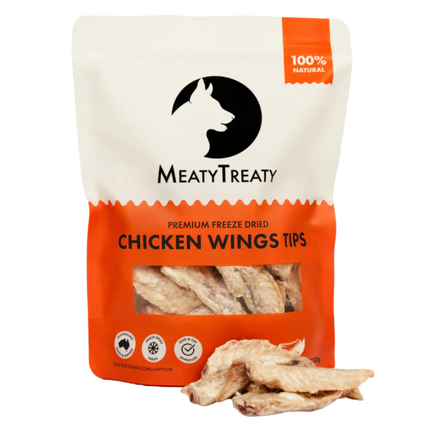 Meaty Treaty Freeze Dried Chicken Wings Tip 80g
