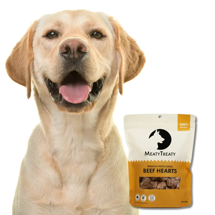 Meaty Treaty Freeze-Dried Beef Hearts