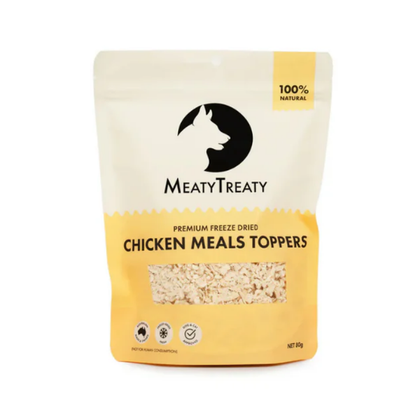 Meaty Treaty Freeze-Dried Chicken Meal Toppers 80g