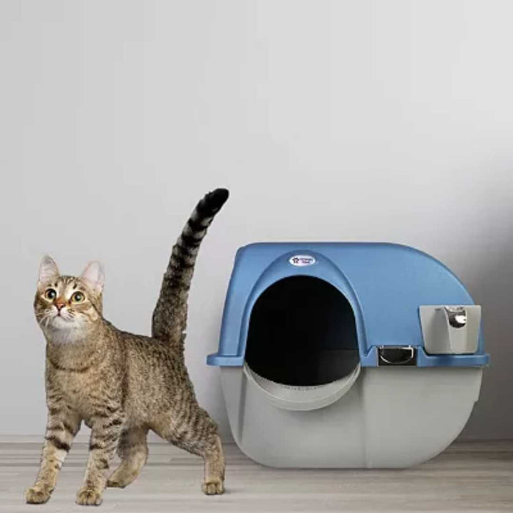 Omega Paw Roll N Clean Covered Litter Box Regular