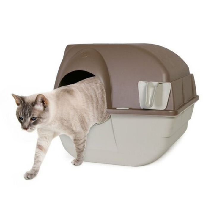 Omega Paw Roll N Clean Covered Litter Box - Regular