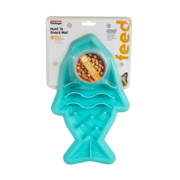 Outward Hound Cat Hunt N Snack Mat Blue