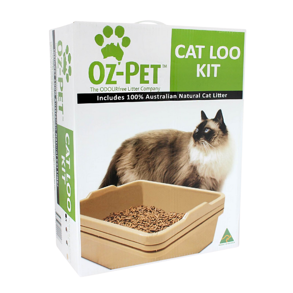 Oz Pet Cat Loo Kit Charcoal