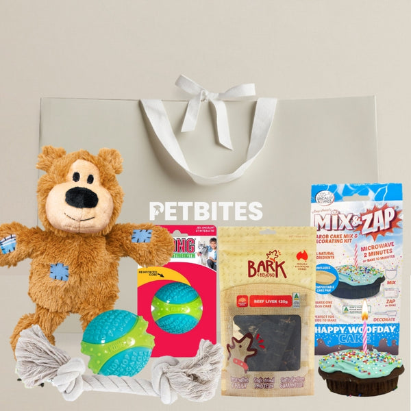 Happy Woofday Blue Hamper