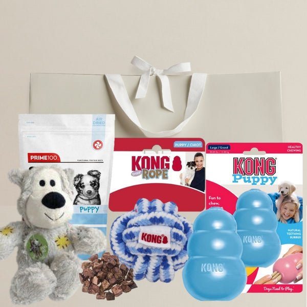 Puppy Blue Hamper