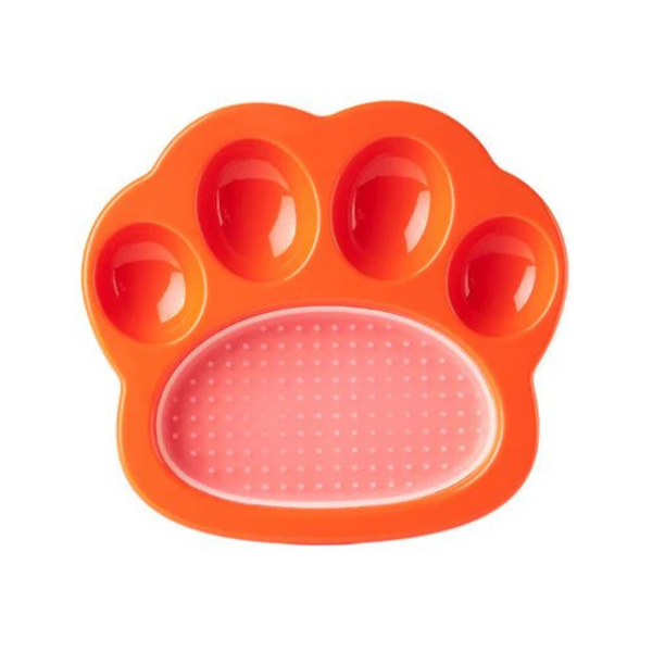 PET DREAMHOUSE PAW MINI 2 IN 1 SLOW PAW & PAD ORANGE