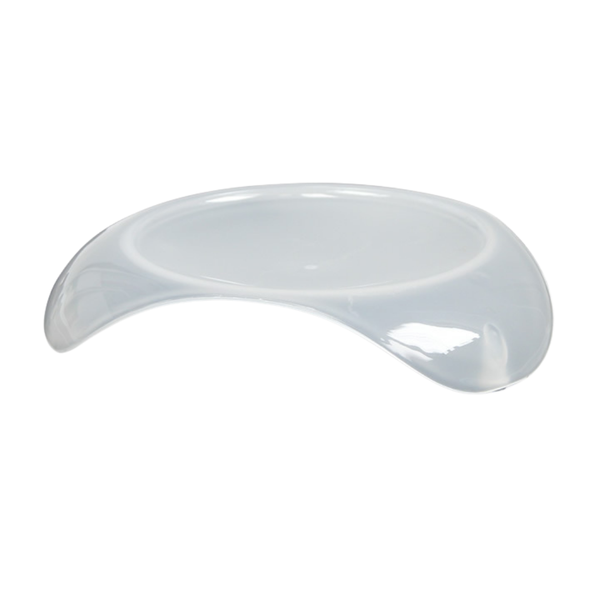 SMARTCAT FOOD DISH SHALLOW - TRANSPARENT WHITE