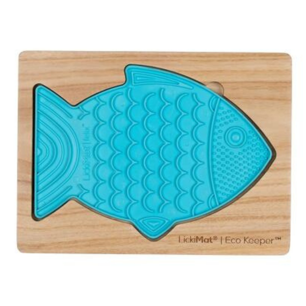 SMARTCAT TIGER SLOW CAT BOWL - BLUE PLASTIC