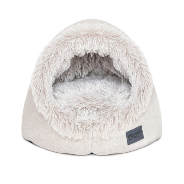 Superior Calming Pet Dome Aspen Faux Fur