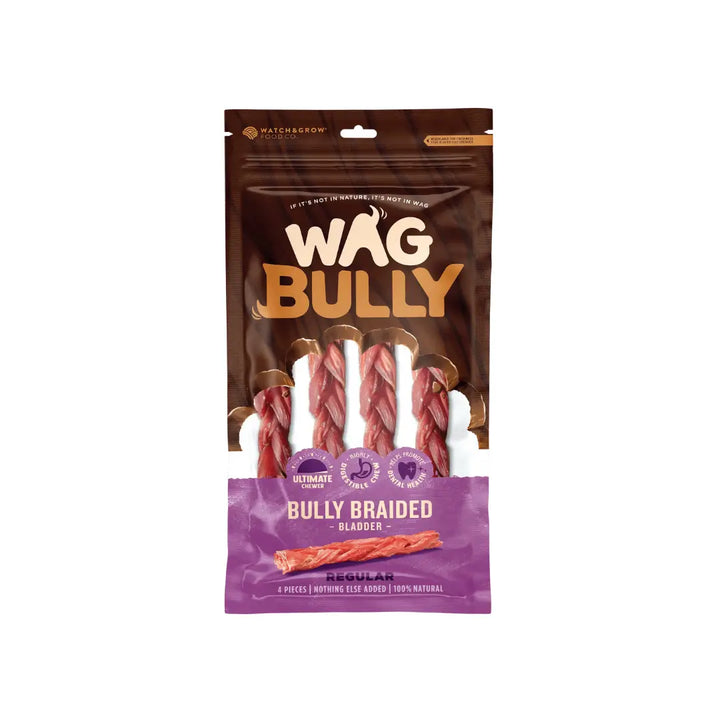 WAG Bully Stick Regular 4 Pack