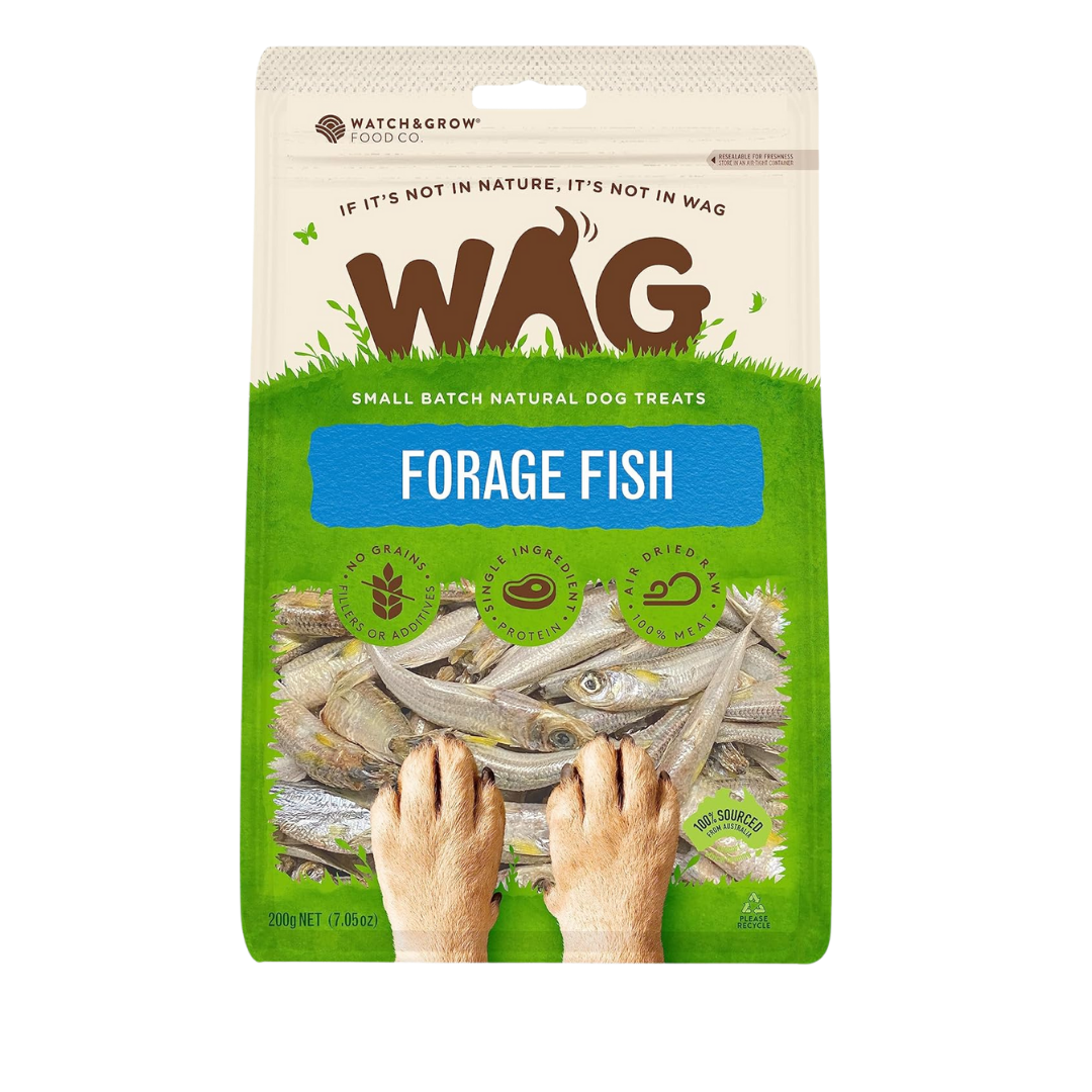 WAG Forage Fish 200g | Pet Bites