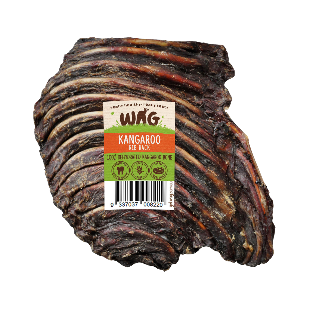 WAG Kangaroo Rib Rack | Healthy & Durable Dog Treat – Pet Bites