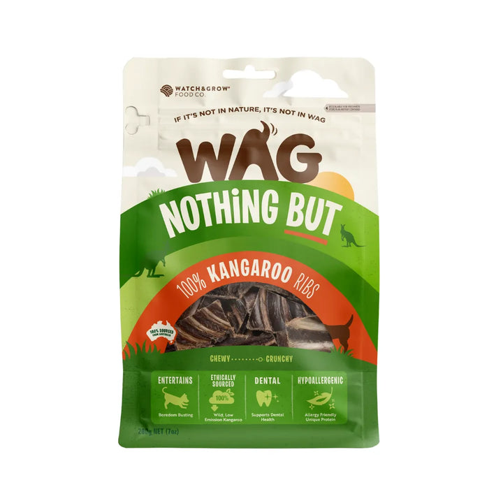 WAG Kangaroo Rib Rack | Healthy & Durable Dog Treat