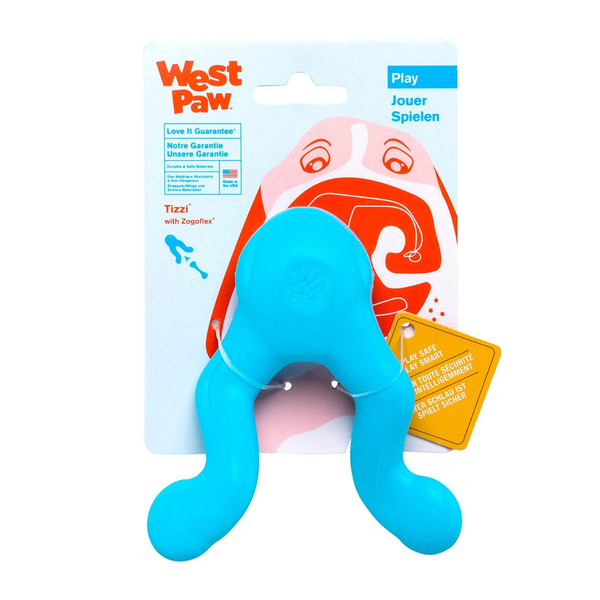 WEST PAW TIZZI PUZZLE TOY - LARGE - AQUA