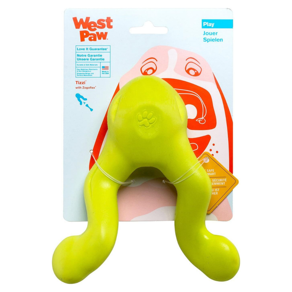 WEST PAW TIZZI PUZZLE TOY - LARGE - GRANNY SMITH