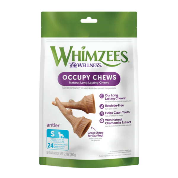 WHIMZEES Occupy Antlers S Value Bag (24-Pack)