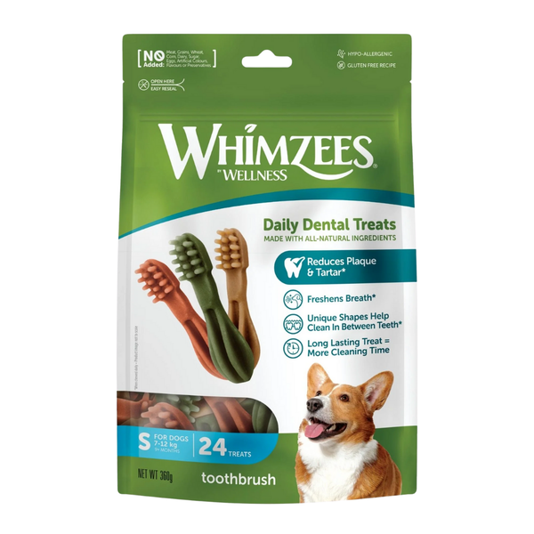 WHIMZEES Toothbrush Star-S Value Bag (24-Pack)