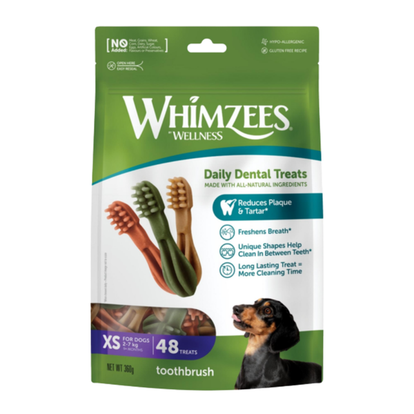 Whimzees Toothbrush Star XS Value Bag 48 Pack