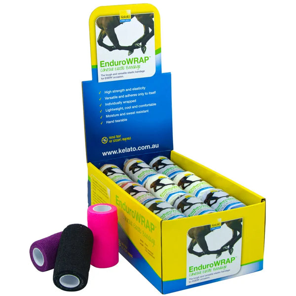 KELATO ENDUROWRAP COHESIVE BNDG ASSRTD BRIGHT 18PK (OM18)