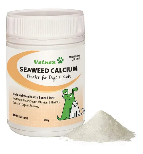 VETNEX SEAWEED CALCIUM POWDER FOR DOG & CAT 200G