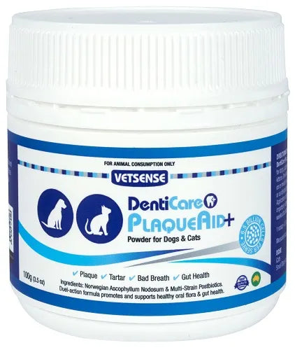 VETSENSE DENTICARE PLAQUEAID+ 100G