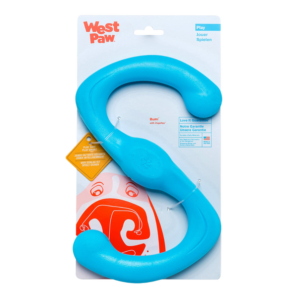 WEST PAW BUMI FETCH TOY - LARGE - AQUA
