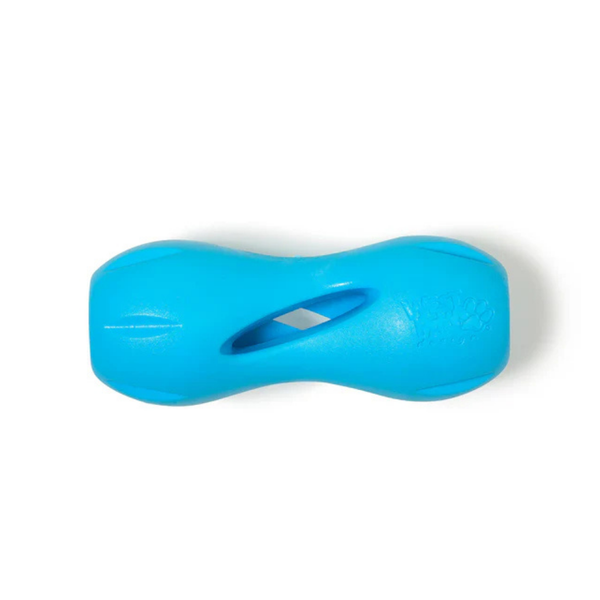 WEST PAW QWIZL TOUGH PUZZLE TOY - SMALL - AQUA