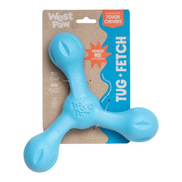 WEST PAW SKAMP TUG TOY - AQUA