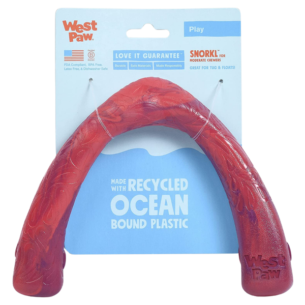 WEST PAW SNORKL TUG TOY - HIBISCUS