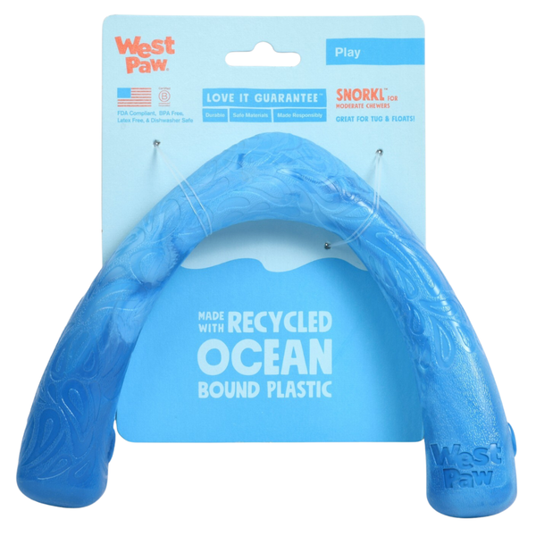 WEST PAW SNORKL TUG TOY - SURF