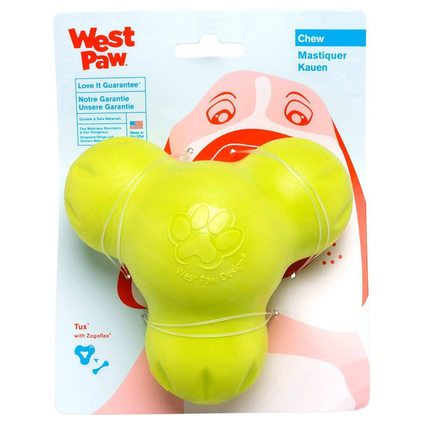 WEST PAW TUX TOUGH PUZZLE TOY - LARGE - GRANNY SMITH