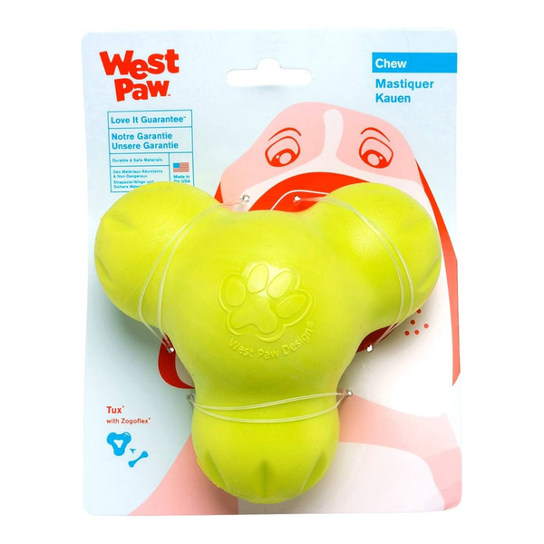 WEST PAW TUX TOUGH PUZZLE TOY - SMALL - GRANNY SMITH