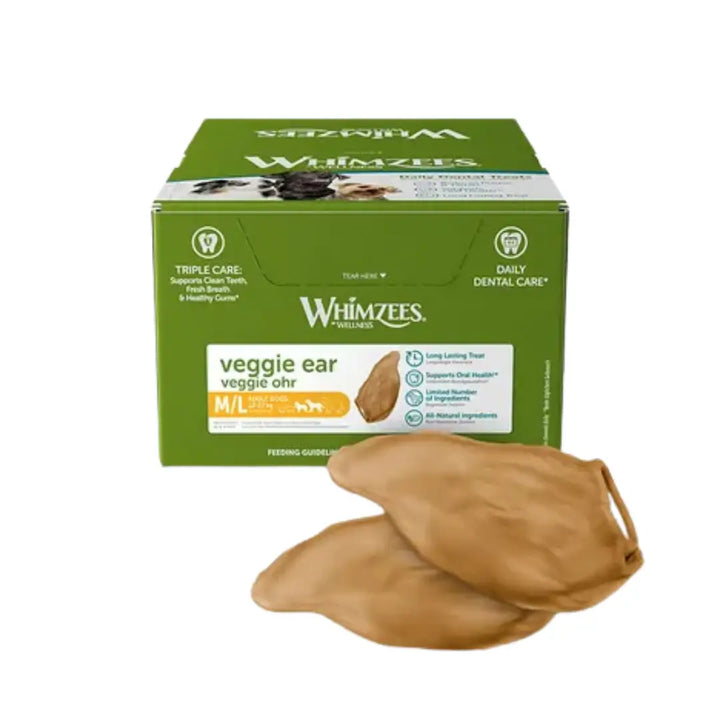 Whimzees Veggie Ear Bulk Box (18pcs)