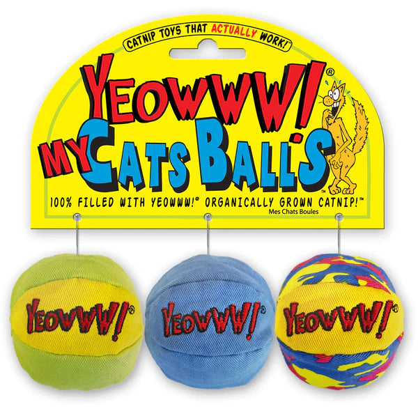 YEOWWW - MY CATS BALLS 3PK