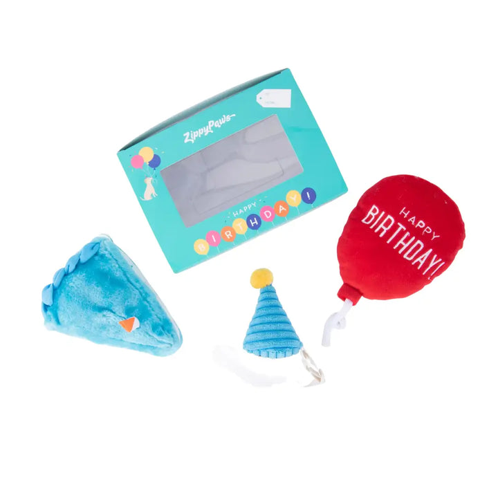 ZIPPYPAWS BIRTHDAY BOX - BLUE