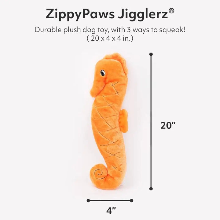 ZIPPYPAWS JIGGLERZ - SEAHORSE size