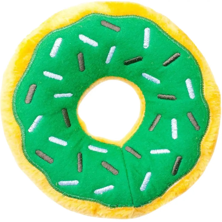 ZIPPYPAWS JUMBO DONUTZ - PEPPERMINT close up
