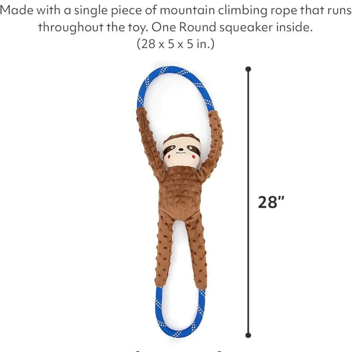 ZIPPYPAWS ROPETUGZ - SLOTH size