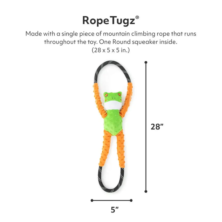 ZIPPYPAWS ROPETUGZ - TREE FROG size