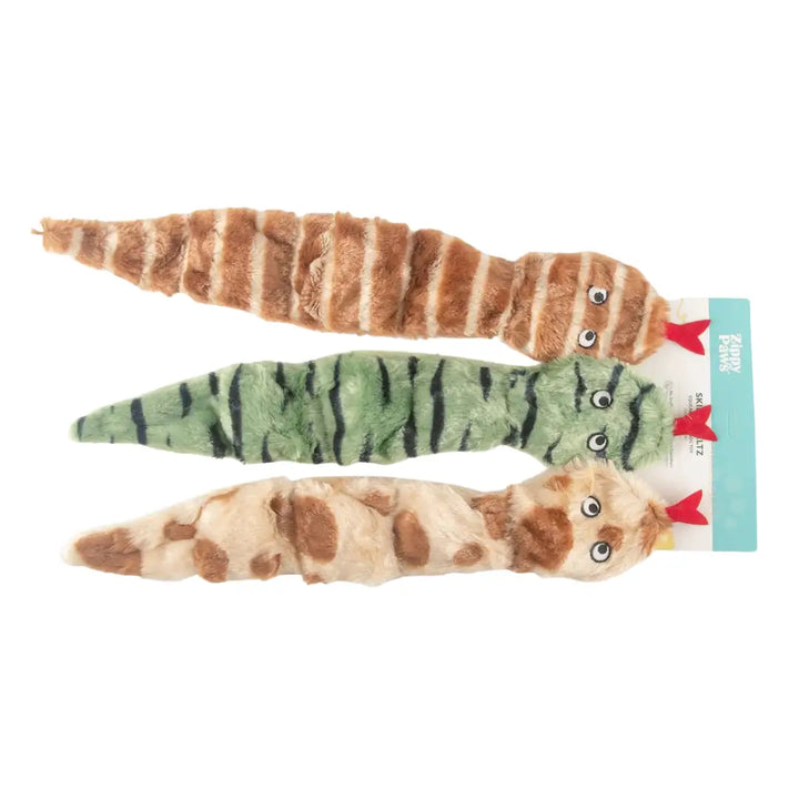 ZIPPYPAWS SKINNY PELTZ 3-PACK LARGE DESERT