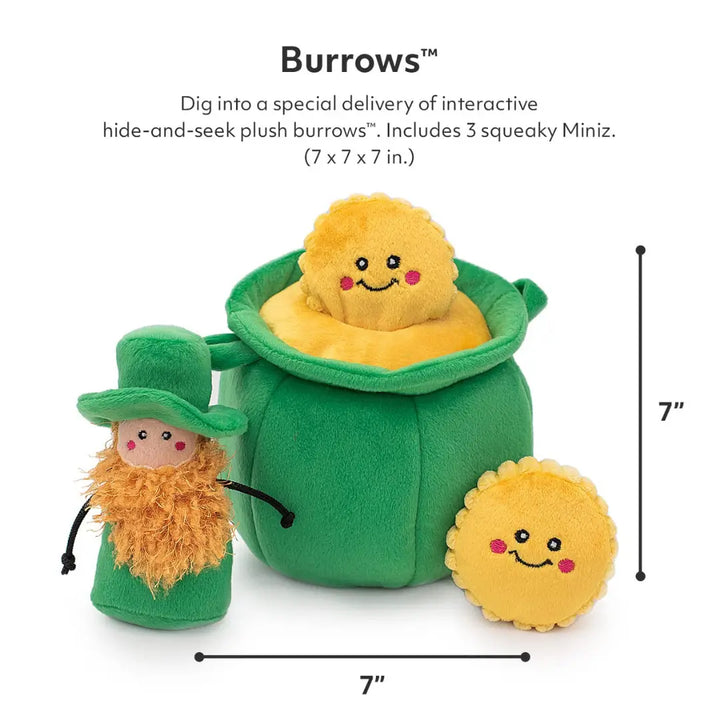 ZIPPYPAWS ST PATRICKS BURROW - POT OF GOLD sizes