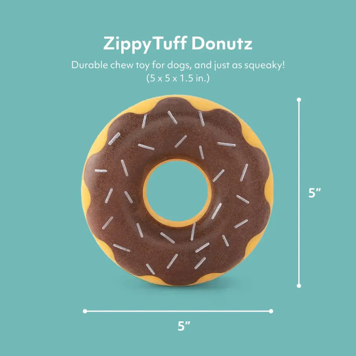 ZIPPYPAWS ZIPPYTUFF DONUTZ - CHOCOLATE sizes
