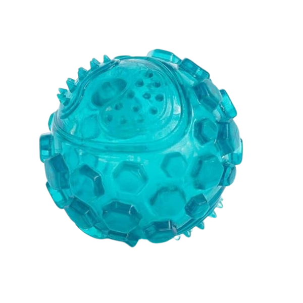 ZIPPYPAWS ZIPPYTUFF SQUEAKER BALL -TEAL LARGE