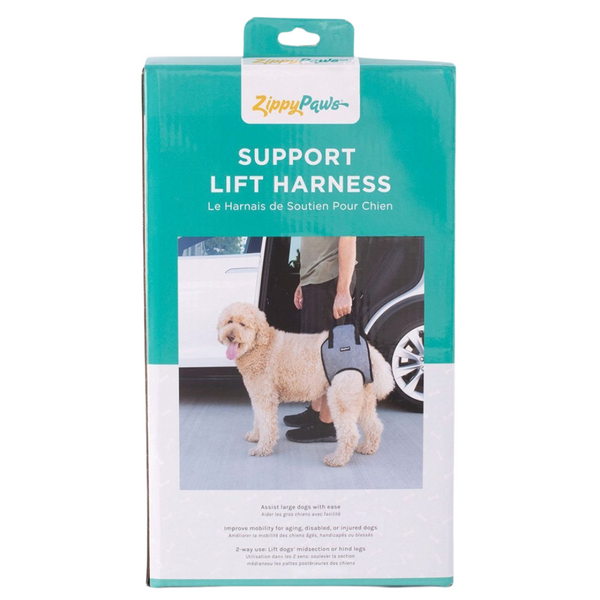 ZIPPYPAWS ADVENTURE SUPPORT LIFT HARNESS - GREY