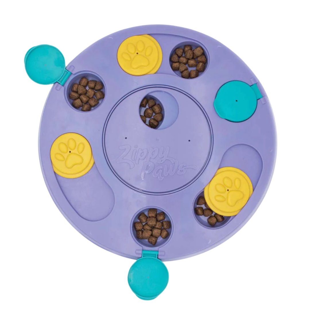 ZIPPYPAWS SMARTYPAWS PUZZLER - PURPLE – Pet Bites