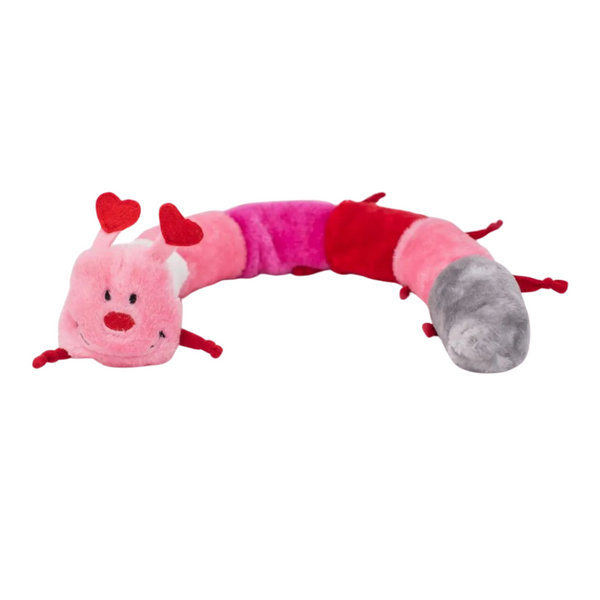 ZIPPYPAWS VALENTINES CATERPILLAR -LARGE 7 SQUEAKERS