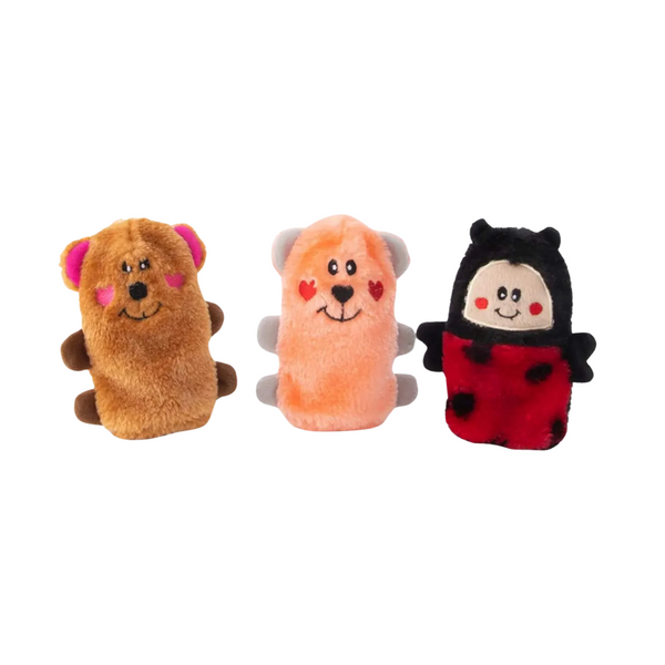 ZIPPYPAWS VALENTINES SQUEAKIE BUDDIES 3 PACK