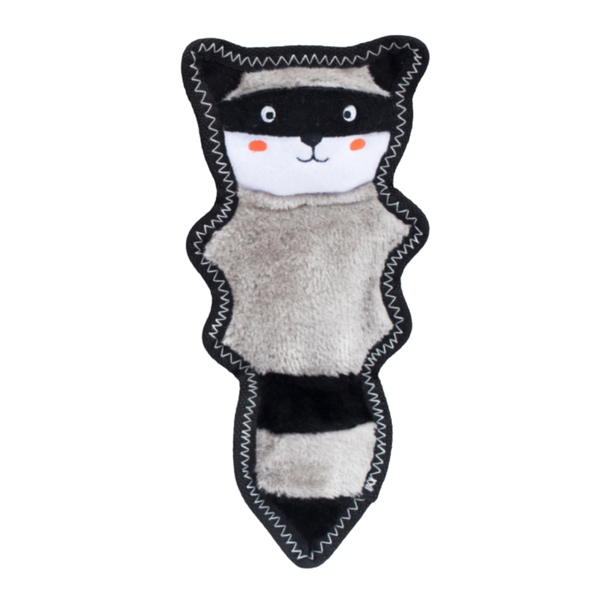 ZIPPYPAWS Z-STITCH SKINNY PELTZ - RACCOON